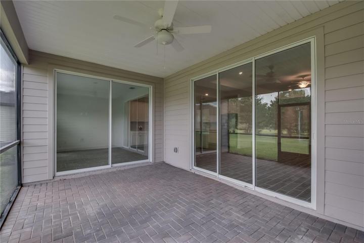 Brick Pavers & Outdoor Fan
