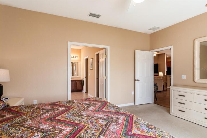 The master bath can be isolated from the master bedroom by the double door.