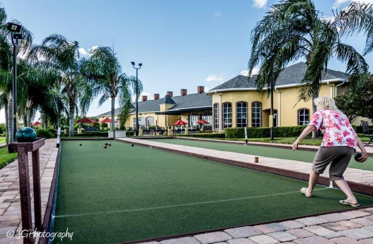 Lawn bowling/Bocce courts are on the main clubhouse grounds.