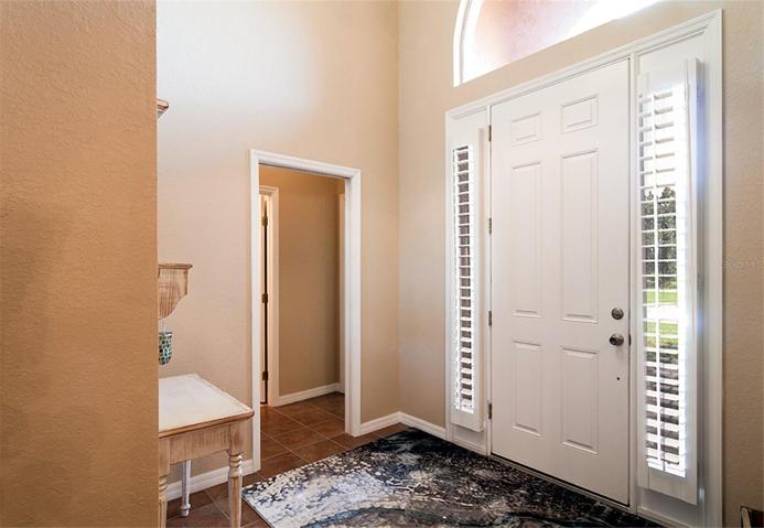 The handy pocket door can be used to close off the 2nd bedroom and guest bath from the rest of the home.