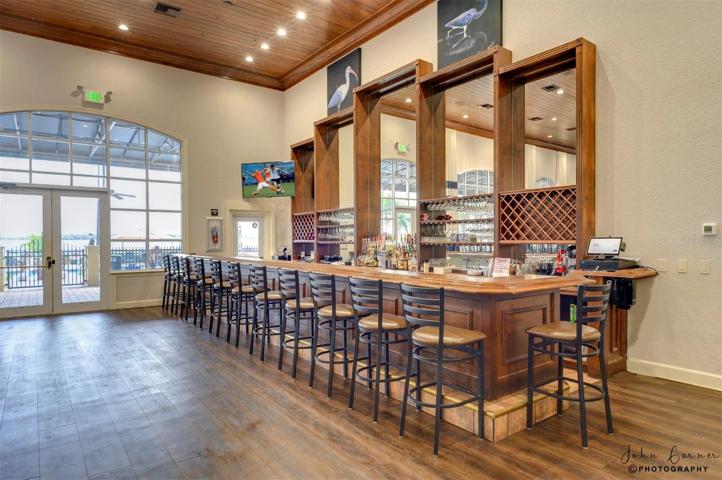 The Charm City Grill that is located in the main clubhouse is also a full-service bar.