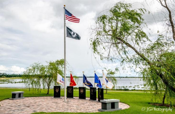 A veterans' memorial is on the main clubhouse and is maintained by a very active veterans association.