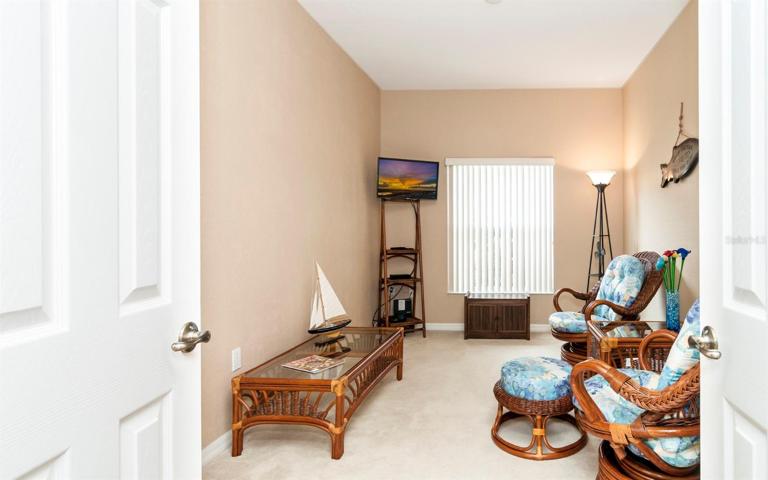 The 3rd bedroom has 2 closets and is usually used as den/home office.