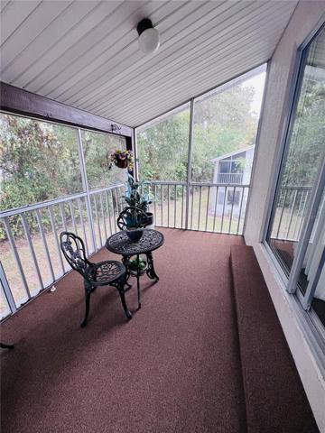 Screened room off living room