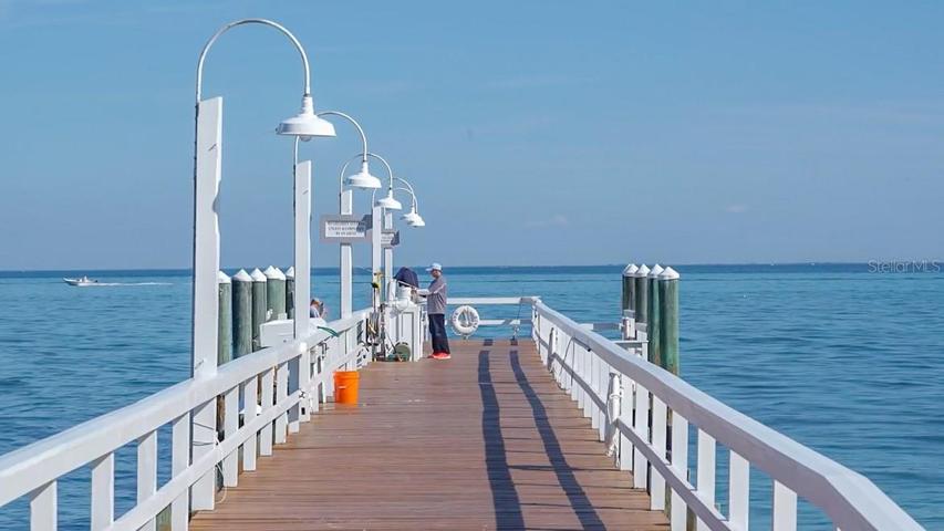 The fishing pier for Boca Bay residents