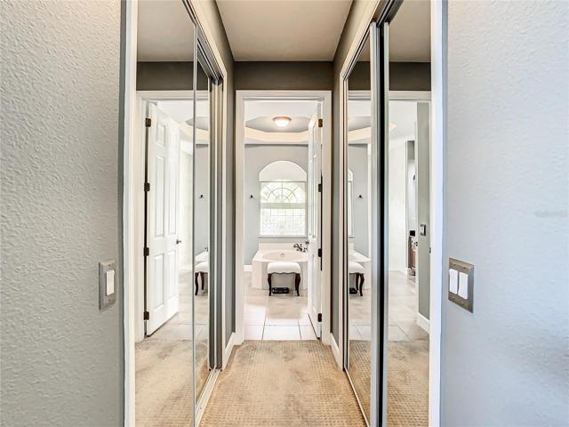 Dual walk in closets