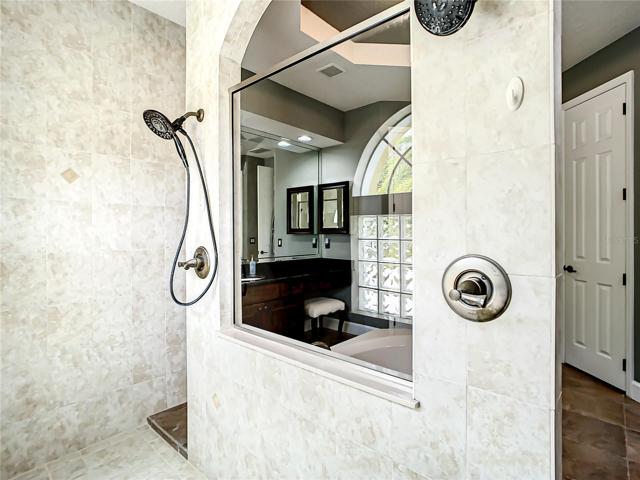 Large double shower