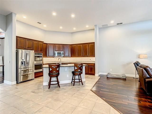 Open concept kitchen