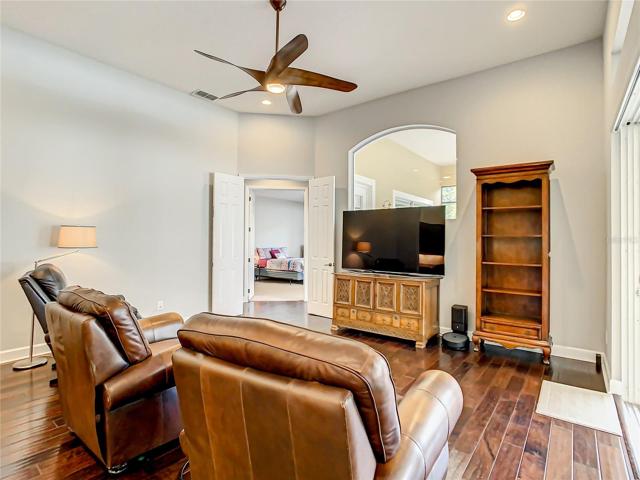 Family room open to the secondary double master area