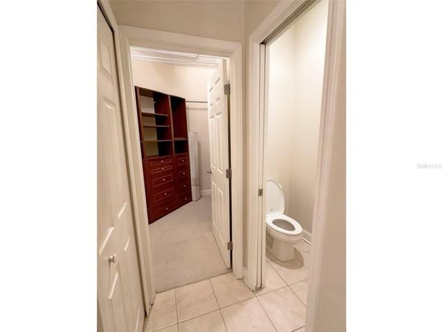 Primary water closet and walk-in closet