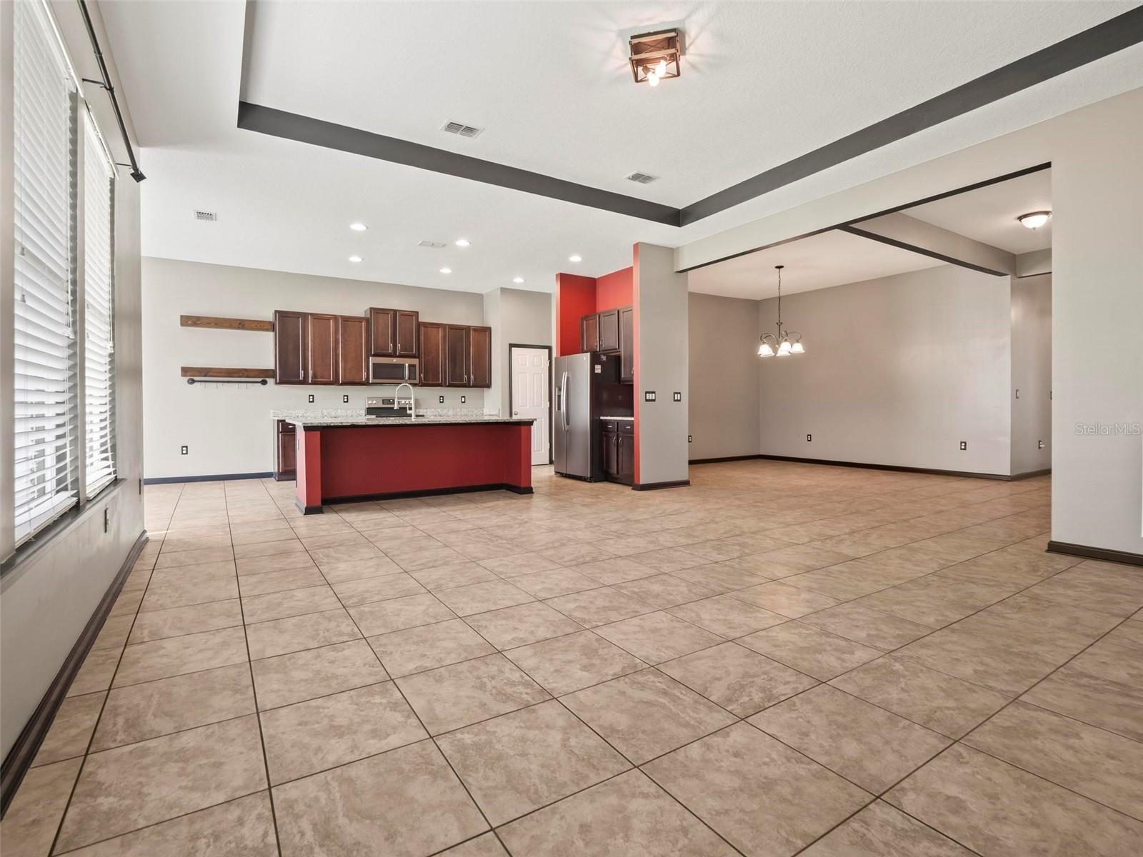 Open Family Room &amp; Kitchen