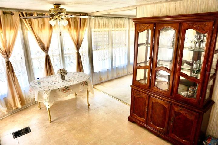 Dining area/ 2nd entry to the living room