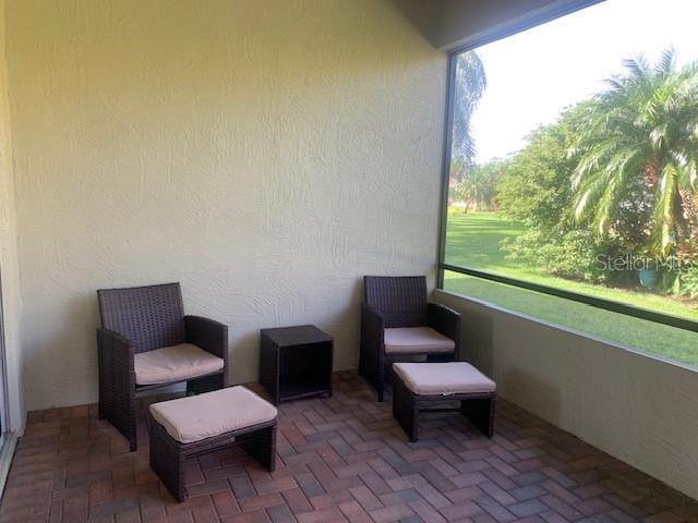 Outside patio area