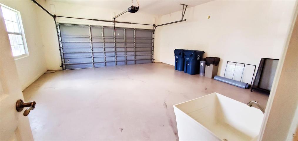 Garage with sink