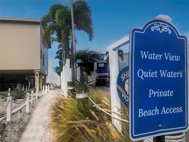 Quiet Water Beach Access just across Gulf Blvd