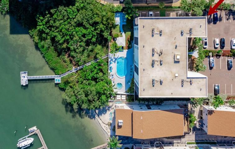 Quiet Waters community pool and dock