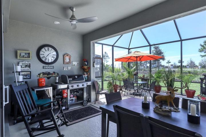Grill used twice; will stay with the home as it is connected to the gas line