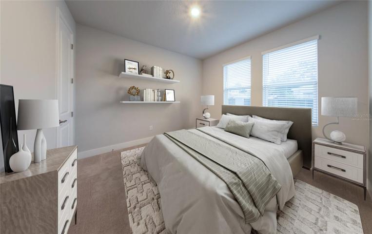Bedroom Three **Virtually Staged