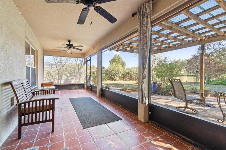 Screened in Back Patio