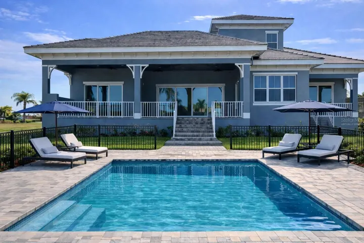 Virtually Staged Pool Concept. Seller will assist buyer with pool installation at cost.