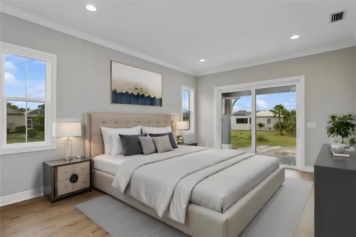 Virtually Staged In-law Suite.