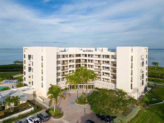 Ariel shot of exterior front