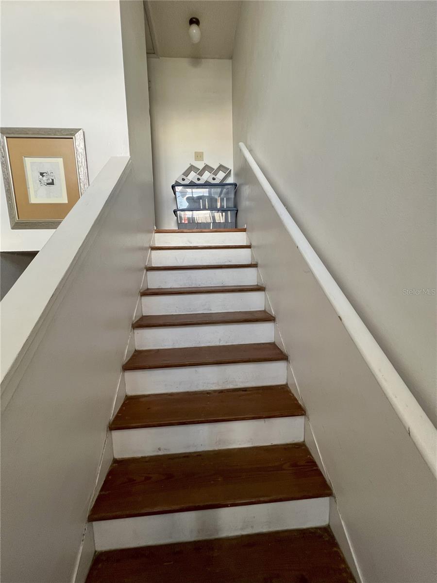 Inside stairs