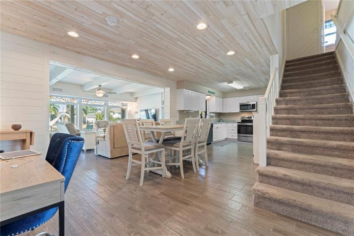Entry into dining-kitchen