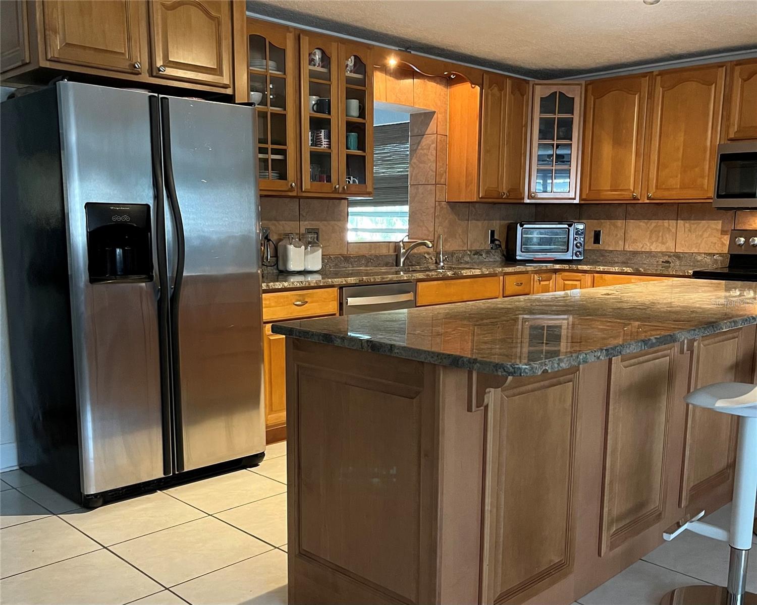 Large open kitchen
