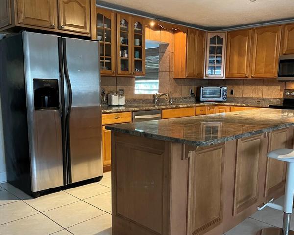 Large open kitchen