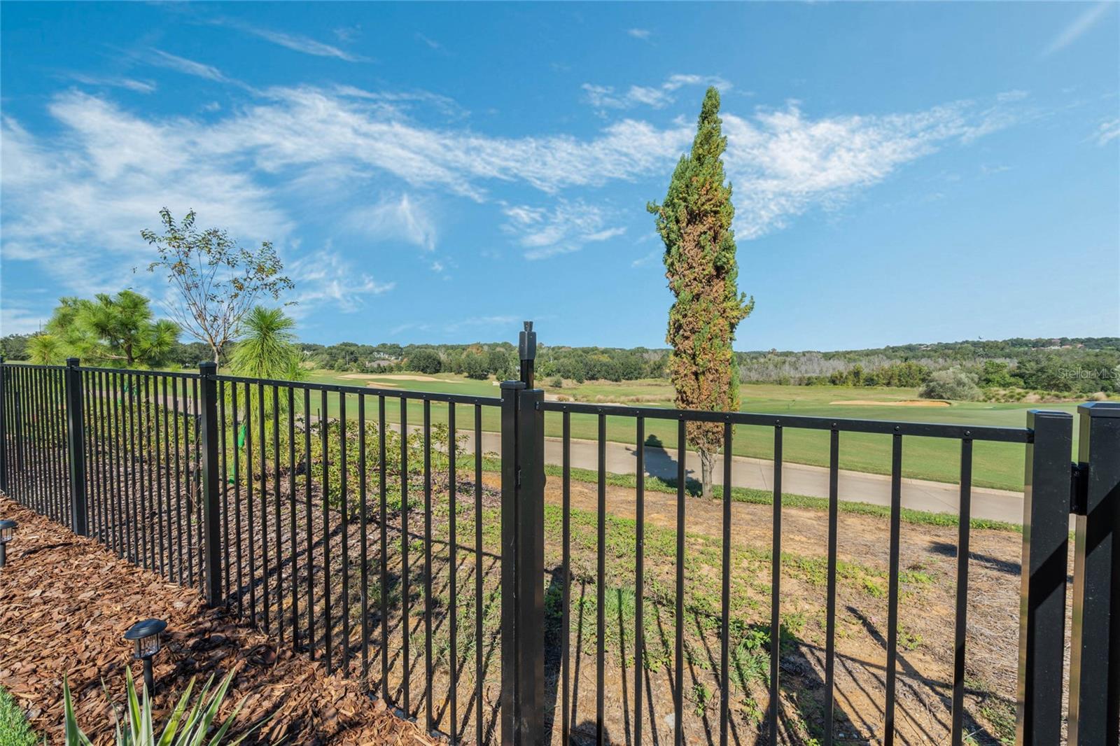 Private access to the golf course