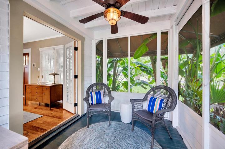 Screened Side Porch