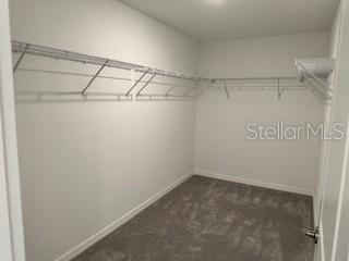 Primary Suite walk-in closet.