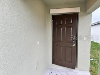 Front Entry with touch security lock.
