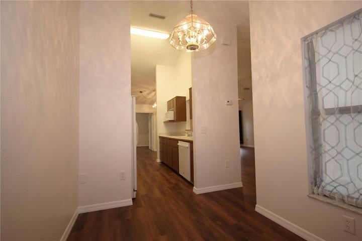Dining space off the kitchen