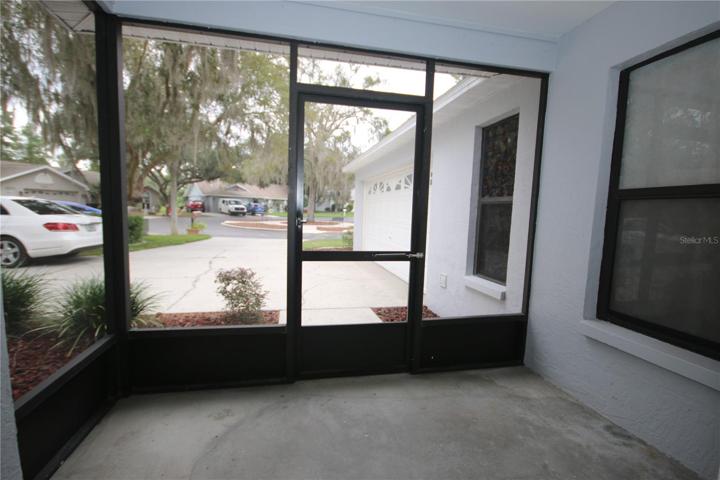 Screened in front porch
