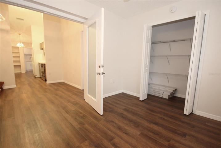 Family Room with closet- can be used as an office, bedroom, craft room, or family room!