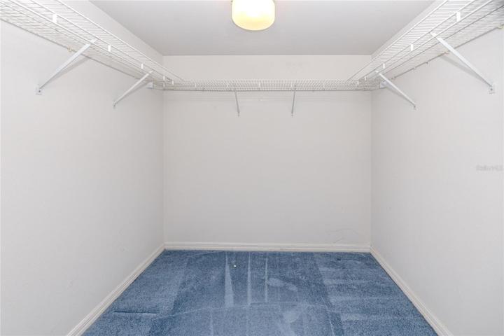 large walk in master closet