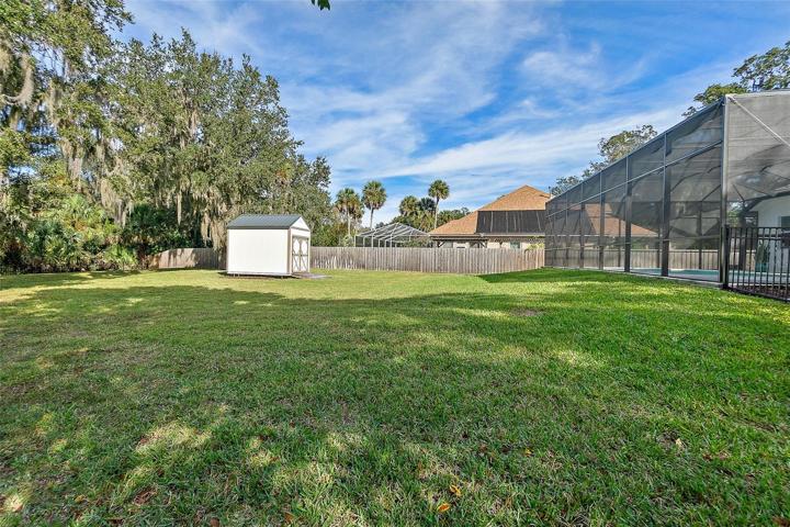 Shed in Backyard for additional storage