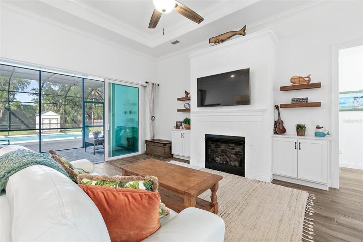 Gas Fireplace & Built-ins