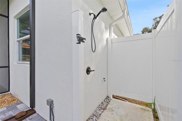 Outside Shower