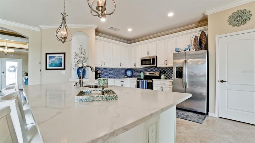 Kitchen and Island