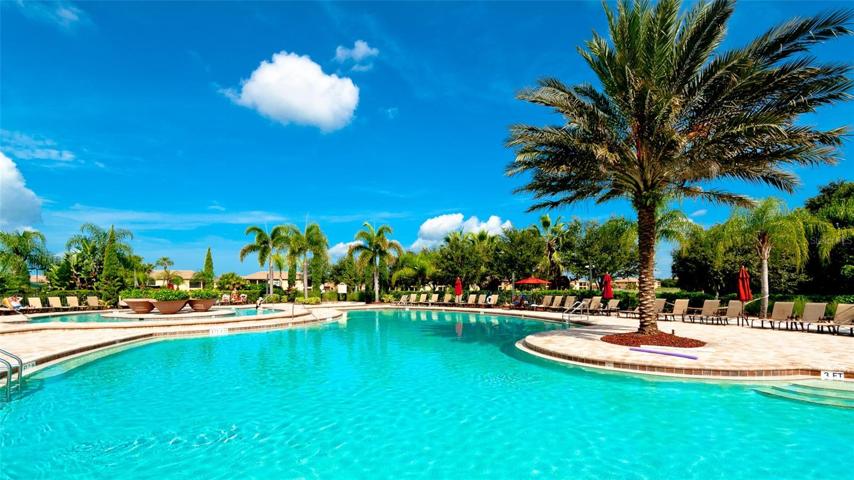 River Strand Main Pool with Hot Tub