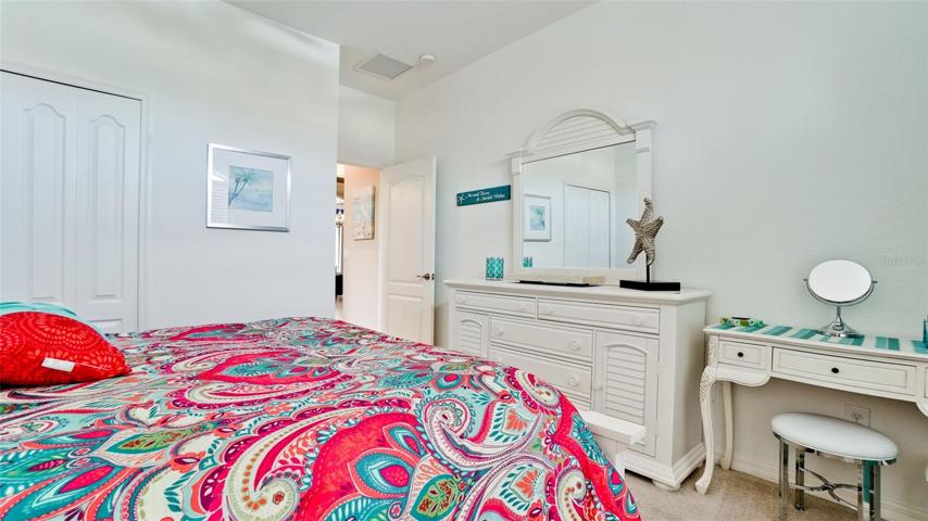 Bedroom 2- With Dresser & Makeup Area
