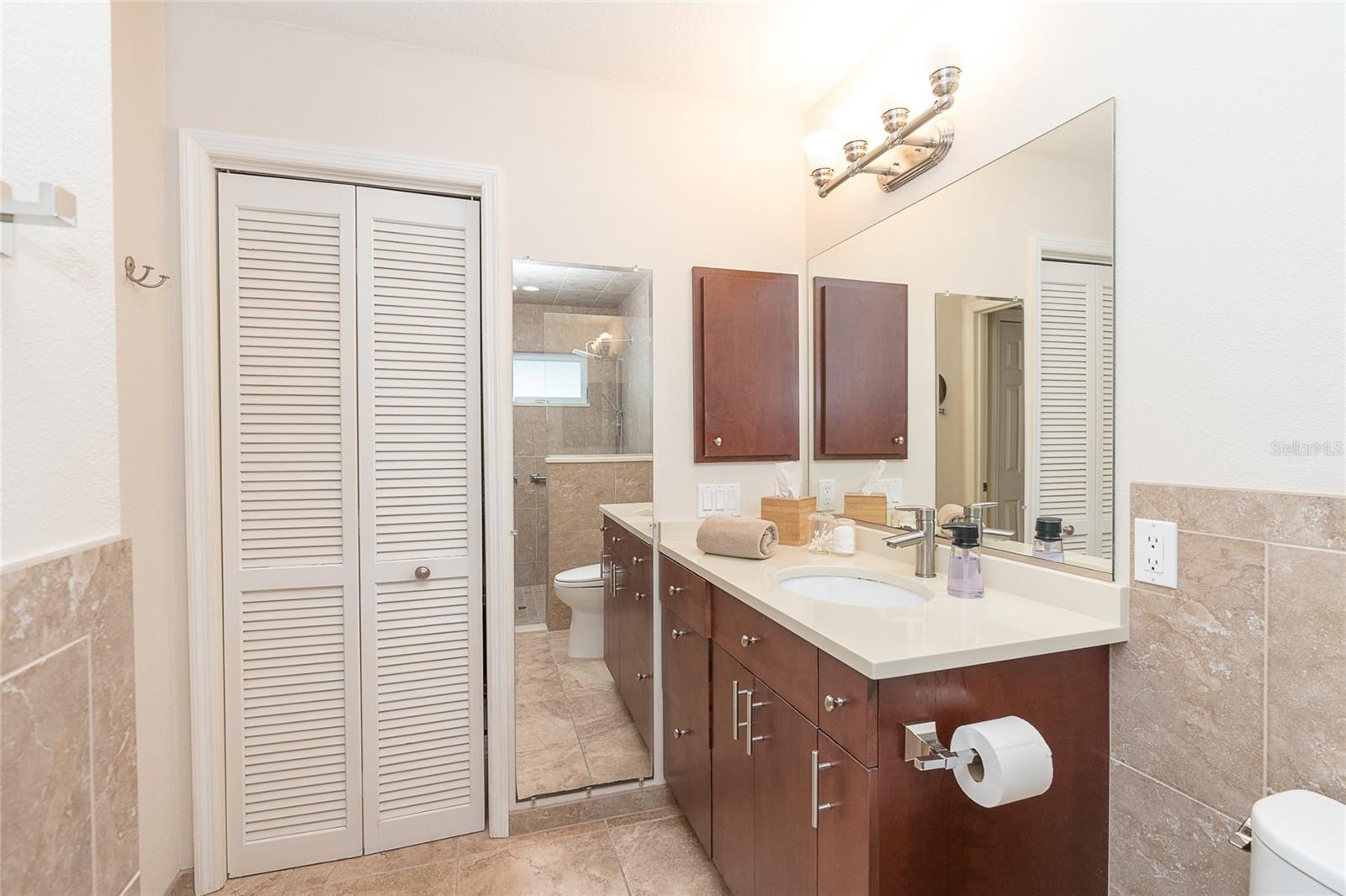 Primary Bathroom with Linen Closet