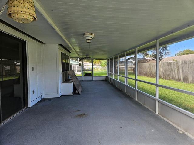 Rear Screened Porch