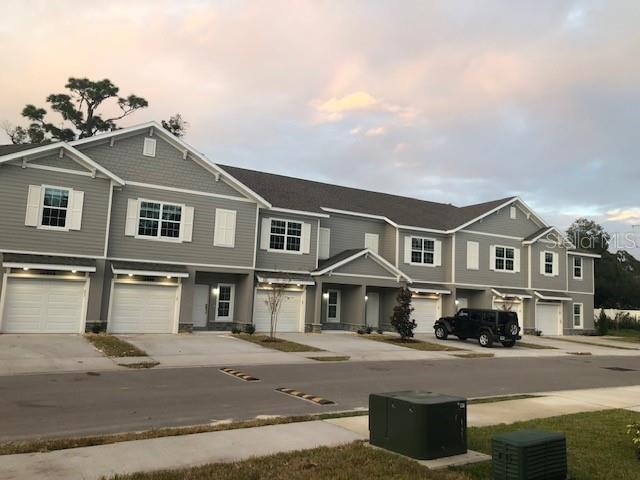 Front of townhome
