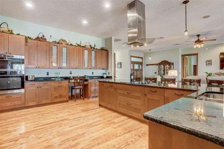 Main Floor kitchen with island counters
