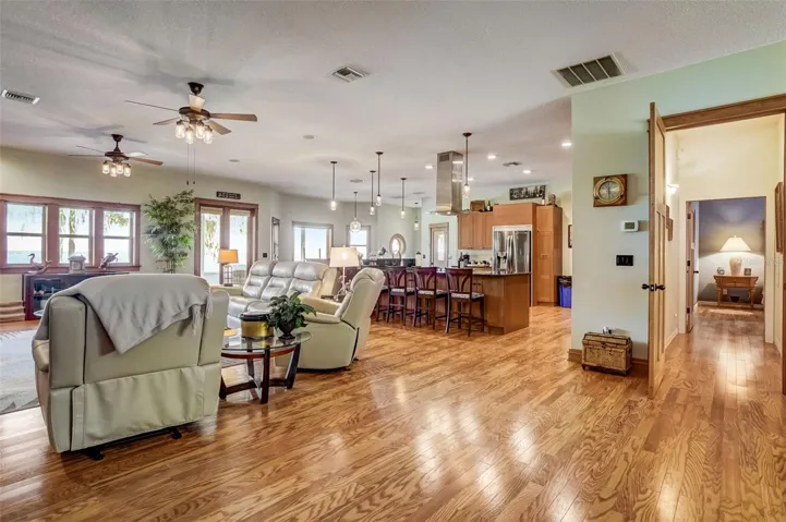 As you walk in, Open living area greets you.
