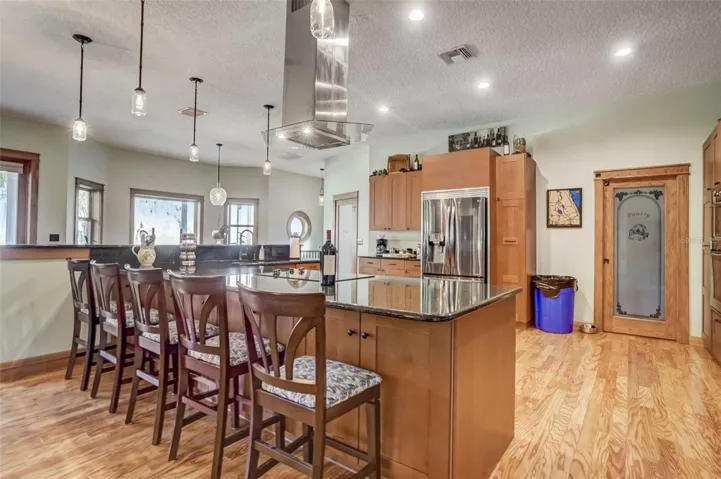 Main Floor kitchen with island counters